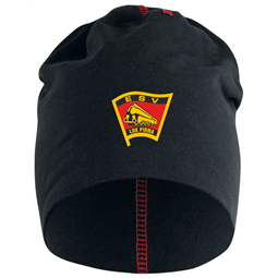 ESV Lok Pirna Beanie schwarz/rot 
