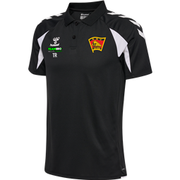 ESV Lok Pirna Polo Unisex schwarz/weiss