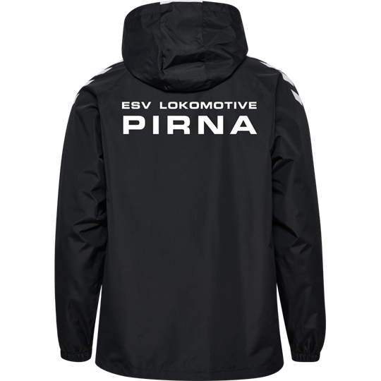 ESV Lok Pirna Allwetterjacke Unisex schwarz/weiss