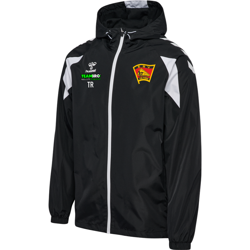 ESV Lok Pirna Allwetterjacke Kinder schwarz/weiss