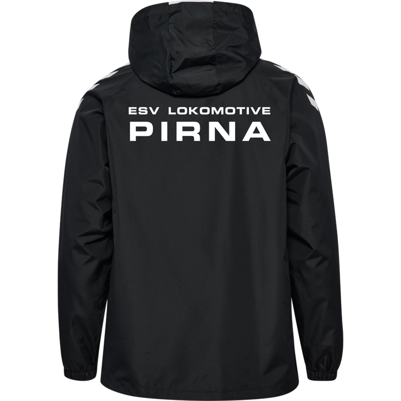 ESV Lok Pirna Allwetterjacke Kinder schwarz/weiss