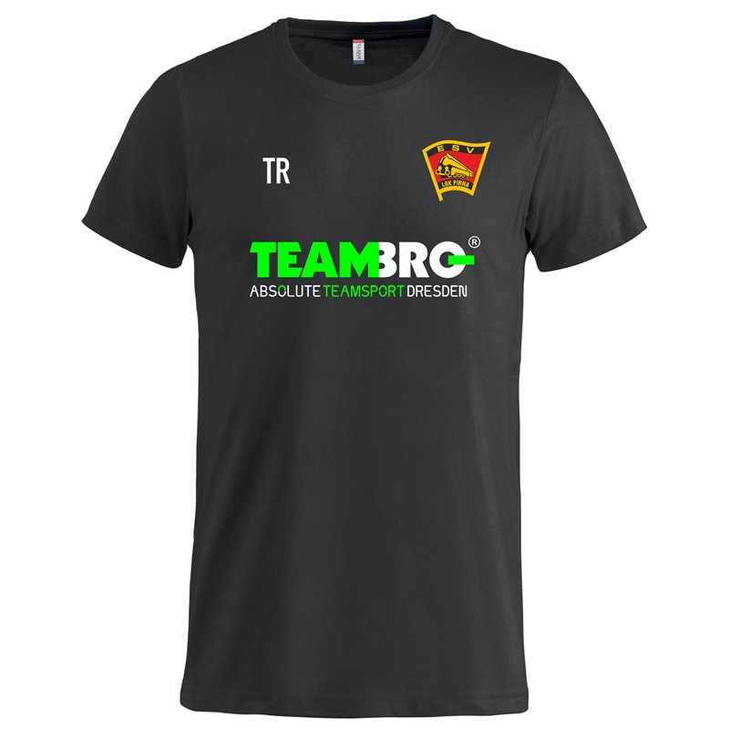 ESV Lok Pirna Training T-Shirt Unisex schwarz